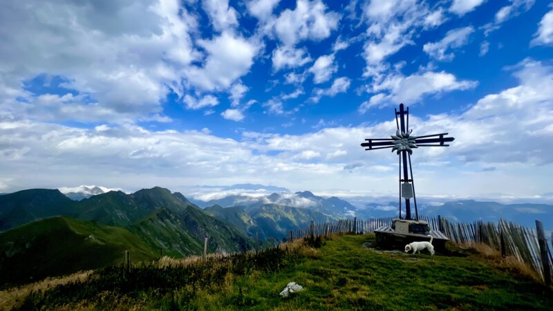 Trails über dem Gasteinertal: Über den Gamskarkogel (2467 m) zum Frauenkogel (2424 m) und Tennkogel (2338 m)