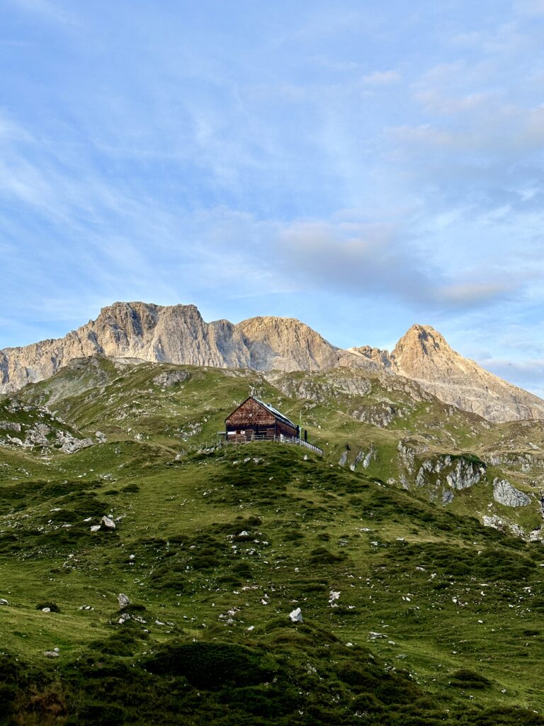 die fleischlose Franz-Fischer-Hütte