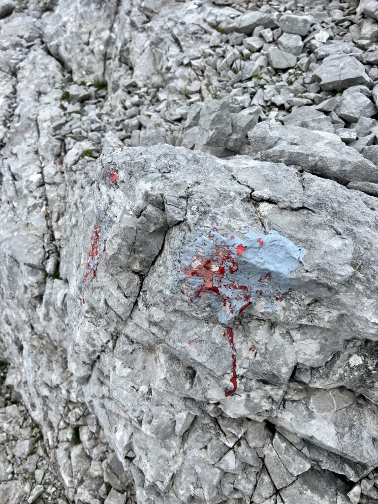 Markierungen im Tennengebirge